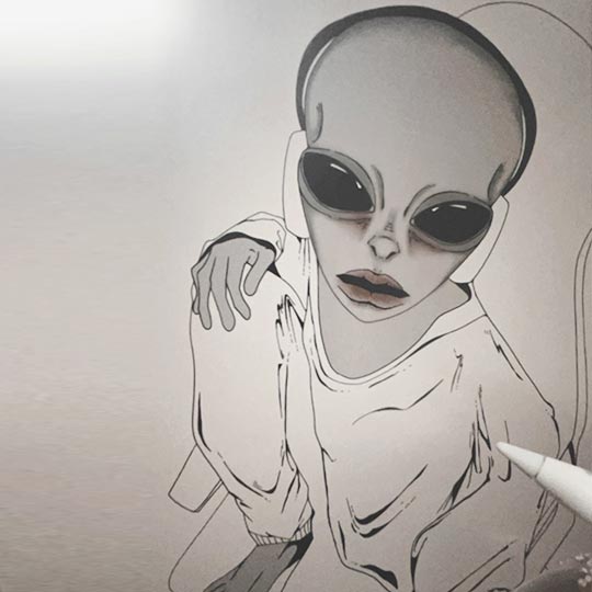 キャバ的絶滅危機種法違反 虹七 りりあ(美人茶屋ミナミ)イメージ図